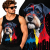 TANK TOP ZWIERZĘTA  SCHNAUZER BLACK